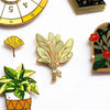 Bundle of Sage Hard Enamel Pin Houseplant Plant Metal Badge Brooch for Jewelry Accessory - Image 4