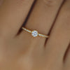 Silver Plated Gold Shining Zircon Ring for Women Temperament Wedding Jewelry - Image 7