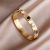 316L Stainless Steel Metal Classic Flower Bangles for Women Jewelry Delicate Bowknot Bracelets Accessories - Image 7
