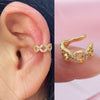 1Pc Geometry Crystal CZ Leaf Clip Earring For Women Without Piercing Punk Vintage Star Ear Cuff Wrap Adjustable Jewelry - Image 46