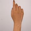 Silver Star Inlaid Opal With Mini Zircon Chain Bracelet For Women Elegant K Gold Jewelry Gift - Image 4