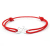 Red String Bicycle Charm Bracelet Adjustable Handmade Braided Lucky Rope Wristband for Women Men Gift For Lovers - Image 3