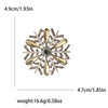 Rhinestone Snowflake Brooch for Women Unisex Pearl Flower Pins Banquet Party Backpack Gifts Jewelry Accessories - Image 23