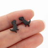 1Pair Minimalist Cute Female Stainless Steel Mini Dinosaur Stud Earrings For Girls Jewelry Accessory Gifts - Image 6