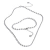 Stainless Steel Beads Chain Basic Necklace Bracelet Bangle Set 16K Gold Platinum Color Pvd Plated Jewelry - Image 11