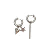 Punk Long Heart Star Pendant Earrings For Women Simple Geometric Circular Ear Buckle Jewelry Gift - Image 4