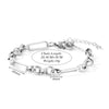 Stainless Steel Chunky Link Chain Bracelet For Women Gold Plated Hip-hop Rock Style Women's Bracelets 20cm+5cm - Image 14