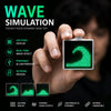 Water Waves Flow Simulation Desktop Luminous Ornaments Atmosphere Decoration On Bag Neck Pendant - Image 1