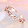 Silver Ring Sparkle Zircon for Women Rings Wedding Jewelry Accessories Party Gift - Image 8