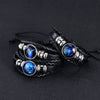 12 Zodiac Signs Constellation Charm Luminous Bracelet for Men Multilayer Weave Leather Bracelet Bangle Jewelry Gifts - Image 2