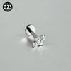 1PC Titanium Zircon Flower Rook Helix Stud Tragus Cartilage Earring Lobe Labret Piercing Jewelry 16G - Image 9