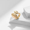 1 Simple Gold Couple Ring Retro Punk Irregular Geometry for a Birthday Party Gift - Image 5