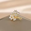 Mini Brooches for Women Clover Sun Flower Bow Knot Bee Cat Anti Slip Buckle Metal Lapel Pin Clothing Accessories - Image 11