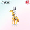 Silver Charms Sika Deer Elk Leopard Lion Monkey Beads Fit Charm Bracelet Making Pendants Gift - Image 17