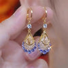 Korean Zircon Water Drop Earrings for Women Shiny Crystal Long Pendant Dangle Earring Wedding Party Jewelry Gifts - Image 12