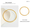 3 Pieces/lot Stainless Steel Bracelet Bangles For Women Simple Style Gold Plated Women's Bracelets Bangle - Image 22