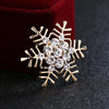 Rhinestone Snowflake Brooches Women Winter Clothing Garment Jewelry Pin Christmas Gift - Image 7