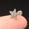 1pc Helix Piercing Earrings for Women Zircon Small Star Cartilage Tragus Piercing Ear Rings Body Accessories Jewelry Gift - Image 7