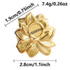 1/5pcs Gold Plated Cabochon Ring Round Oval Blank Tray Base Stainless Steel Rings For Women Men Handmade Enamel Accessories - Image 22
