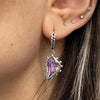 Foxanry Prevent Allergy Sparkling Zircons Earrings for Women Couple Vintage Geometric Handmade Wedding Bride Jewelry - Image 5