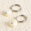 Pearl Dangle Earrings For Women Men Accessories Stainless Steel Hoop Earring Jewelry Piercing Starfish Turtle - Image 19