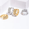 Stainless Steel Zircon Heart Earrings For Women Gold Color Plated Hoop Earrings Jewelry Gifts - Image 2