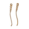 Bling Cubic Zirconia CZ Long Chain Hanging Earrings Stainless Steel Delicate Party Drop Jewelry - Image 7
