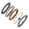 Tiger Eyes Stone Beads Handmade Men Magnetic Hematite Accessory Bracelets for Boyfriend Father Gift - Image 6