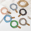 Faceted Glass Bead Stretch Bracelet in Multiple Colors - Image 20
