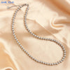 Mhs.sun 4/6/8/10MM Pearl Stainless Steel Bead Necklaces Classic Gold Plated For Women Men Daily Party Jewelry Gifts - Image 15