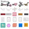 Chemical Molecular Structure Enamel Pins Chemical Element Metal Brooches Lapel Badge Backpack Clothes Jewelry Gift - Image 1