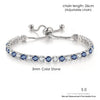 Adjustable Tennis Bracelet For Women Iced Out Zircon Couple Bracelet On Hand Gift To Friends Wedding Jewelry - Image 10