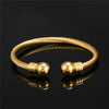 Titanium Steel Charm Ball Open Cuff Bangle For Women No Fade Color Wire Rope Bracelet Female Wrist Ornament Jewelry Gift - Image 7
