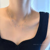 Silver Zircon Star Charms Necklace For Women Choker Elegant Gold Plated O-Chain Necklace Wedding Jewelry - Image 3
