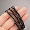 Black Crystal Tennis Bracelets for Women Men Iced Out Cubic Zirconia Adjustable Bracelet On Hand Hippie Jewelry - Image 1