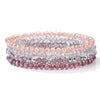 4pcs/set Gold Color Crystal Beads Bracelets For Women Girl Stone Austria Crystal Glass Elastic Bracelet Set Jewelry - Image 9