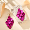 Korean Acrylic Petal Tassel Dangle Earrings For Women Holiday Fairy Wedding Party Jewelry Accessories Gift - Image 1