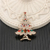 Skeds Summer Christmas Tree Brooch Jewelry Women's Pin Badges Wedding Corsage - Image 11