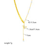 316L Stainless Steel Butterfly Moon Lock Blue Eyes Pendant Necklace For Women Multilayer Choker Chain Jewelry Gifts - Image 35