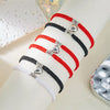 Magnetic Heart Couple Bracelets Set of 2 Braided Rope - Image 56