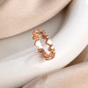 Silver Ring Women Heart-Shaped "BE Love" Pattern Shiny Jewelry Romantic Valentine's Day Gift Engagement Gift - Image 4