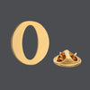 Copper material 18mm height A-Z 26 capital letter brooch men's suit coat collar needle accessories - Image 17