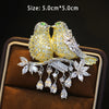 Design Crystal Flower Basket Snowflake Brooches for Women Maple Leaf Animal Corsage Coat Suit Accessories Pins - Image 10