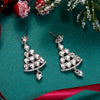 Colorful Rhinestone Christmas Tree Dangle Earrings for Women Zircon Star Year Earrings Girls Party Jewelry - Image 4