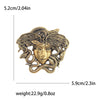 Medusa Brooches for Women 2-color Gold and Silver Lady Pin Office Party Friend Gifts Accessories - Image 10