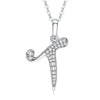 26 English Letter Zircon Pendant Necklace Temperament Personality Necklaces Jewelry Gift - Image 11