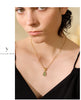 Stylish Green Glass Crystal Water Drop Pendant Necklace for Women 316l Stainless Steel Cast Gold Color Jewelry - Image 9