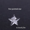Transparent Resin Ear Studs Invisible Anti-allergic Plastic Earrings Anti-blocking Needles Heart Flower Rings Jewelry - Image 7