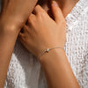 European American Style Eight-Pointed Star Zircon Bracelet Silver Personality Simple Versatile Bracelet - Image 6