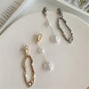 Elegant Asymmetrical Baroque Pearl Stud Earrings for Ladies and Girls Personality Irregular Jewelry Party Gifts - Image 2